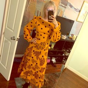 Farm Rio banana print dress